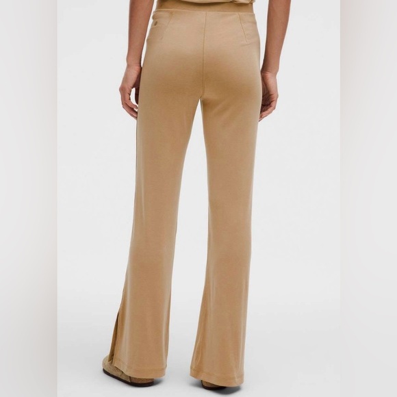 Lululemon Brushed Softstreme Half Zip and Drapey Softstreme Flared Pants Set - Picture 16 of 17